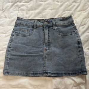 Denim Mini Skirt